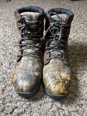 Herman Survivors Camouflage Hunting Boots Men’s Size 10 Waterpoof 3M Insulated